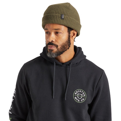 Brixton Mens Heist Rib Knit Beanie