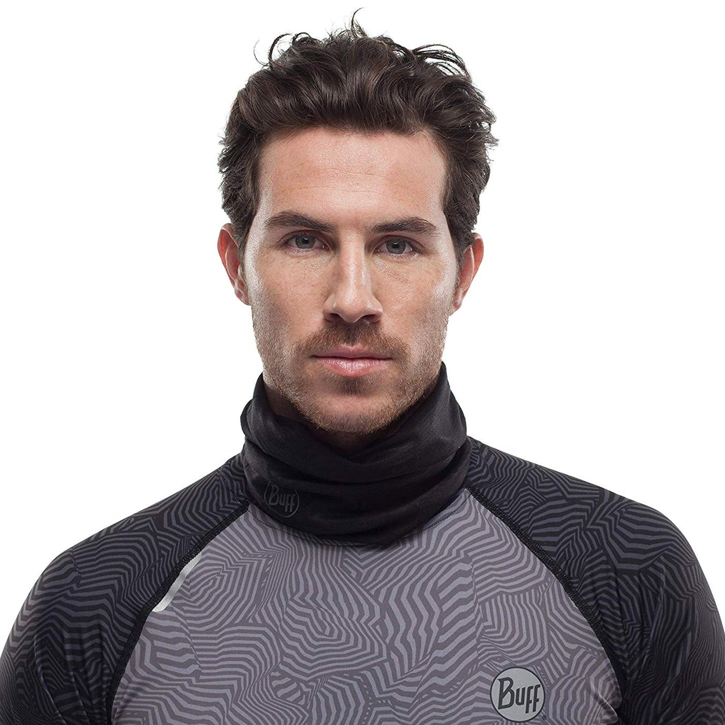 Buff Unisex Coolnet UV+ Bandana Neck Gaiter - Black - OS