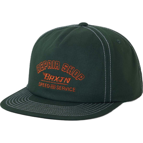 Brixton Mens Repair Shop Snapback Baseball Cap