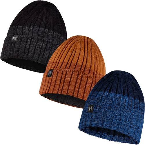 Buff Unisex Knitted Fleece Lined Beanie Hat