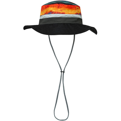 Buff Adults Explore Booney UPF 50 National Geographic Festival Bucket Hat Black