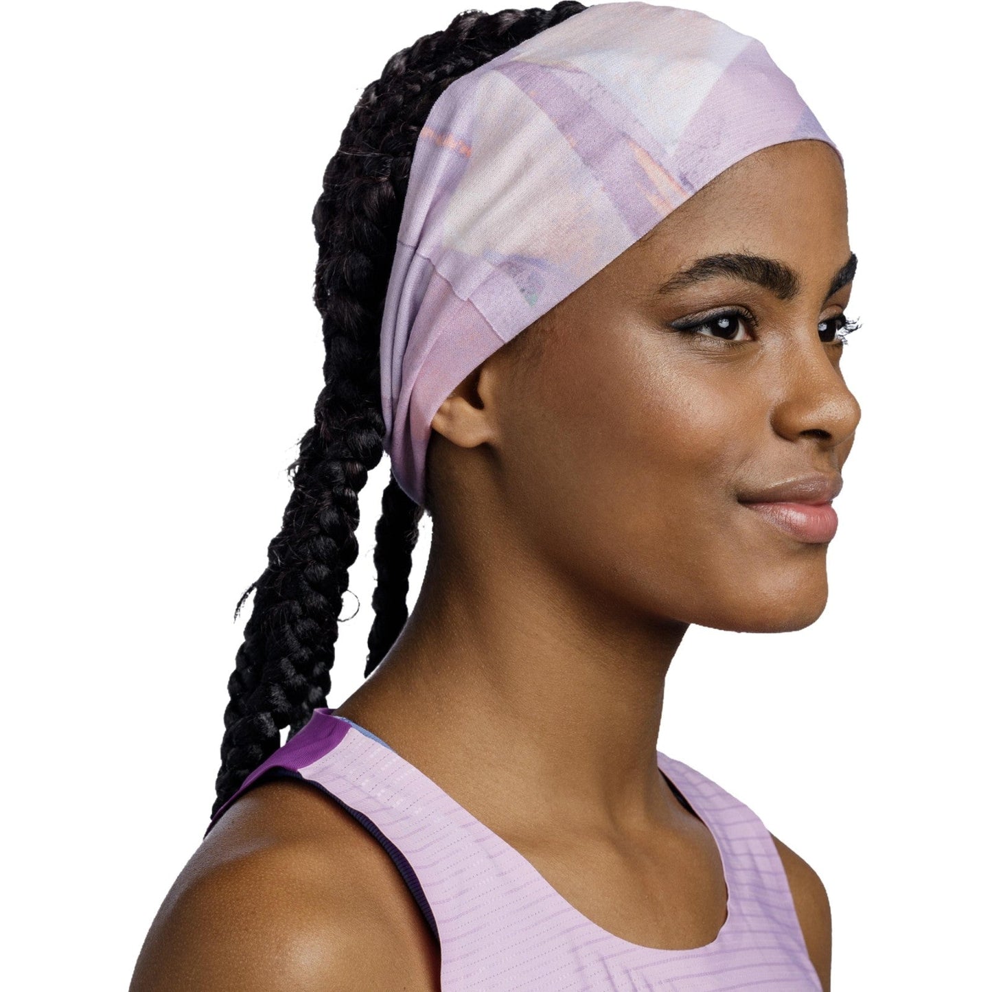 Buff Coolnet Uv® Wide Headband Shane Headband - Orchid - OS
