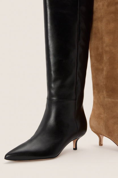 Black Lisa 45 Tall Shaft Boots
