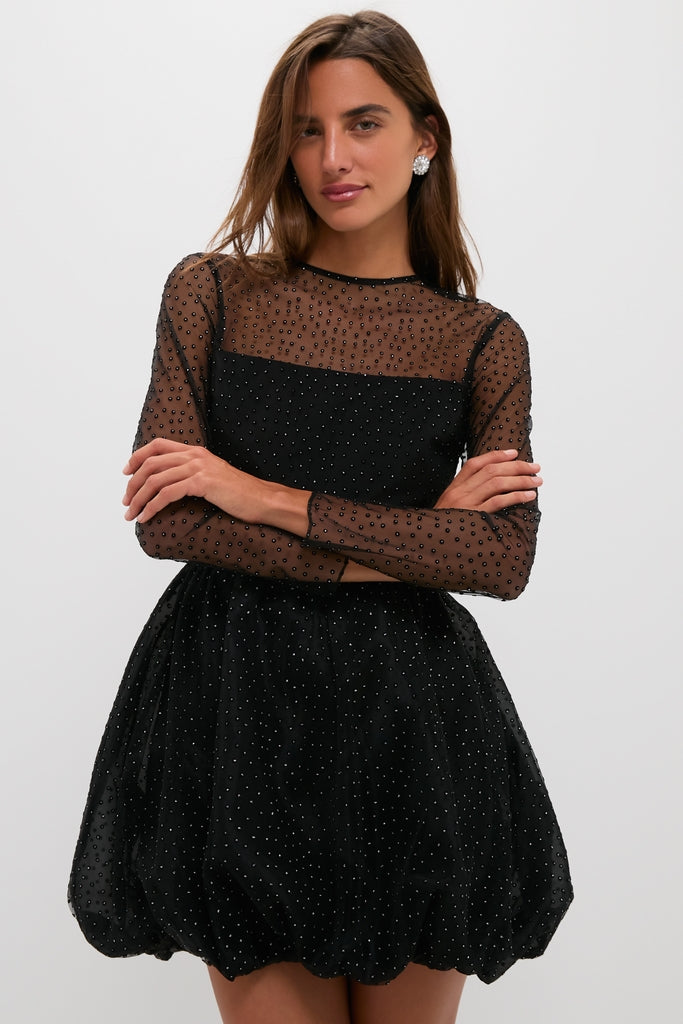 Black Saoirse Mini Dress