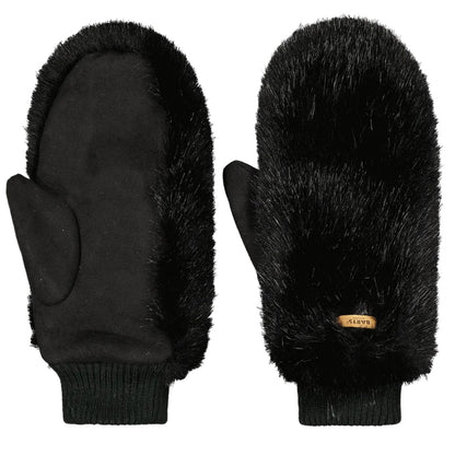 Barts Womens Fur Mitts Knitted cuff Mittens