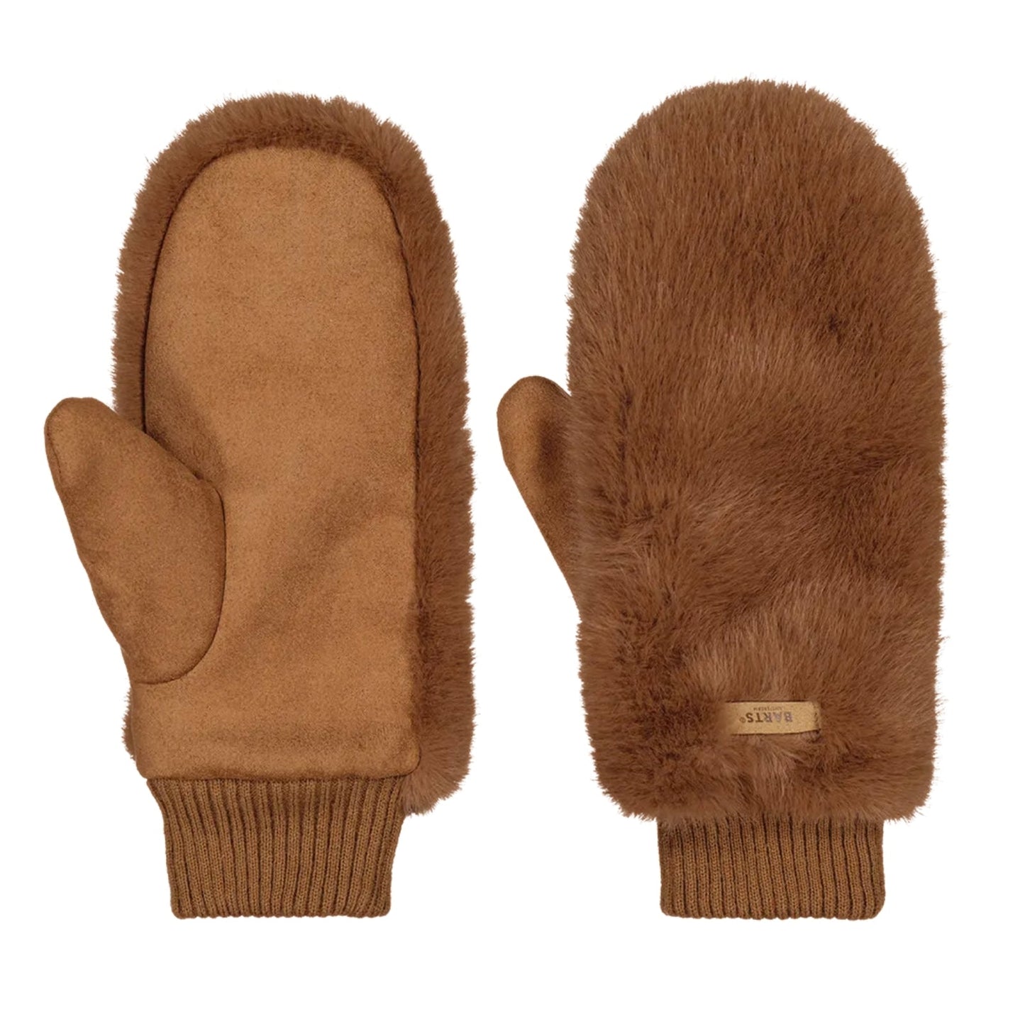 Barts Womens Fur Mitts Knitted cuff Mittens