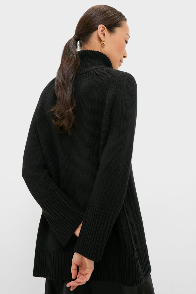 Black Louisa Turtleneck Sweater