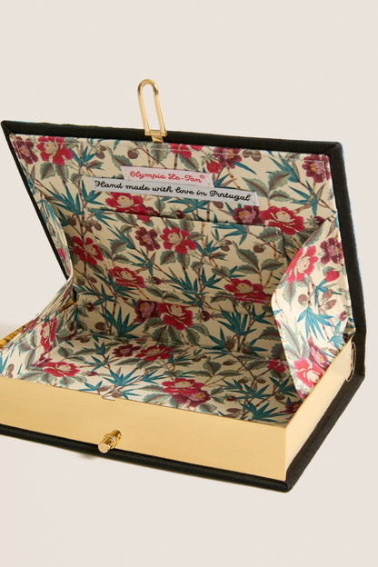 Black New York City Book Clutch