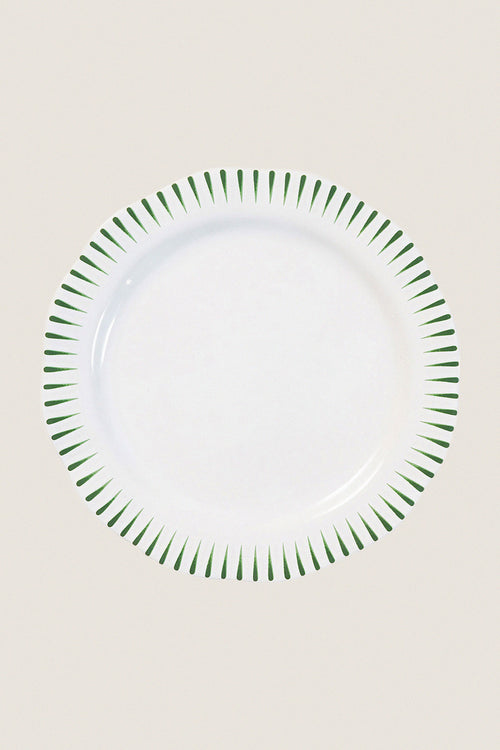 Basil Sitio Stripe Dinner Plate