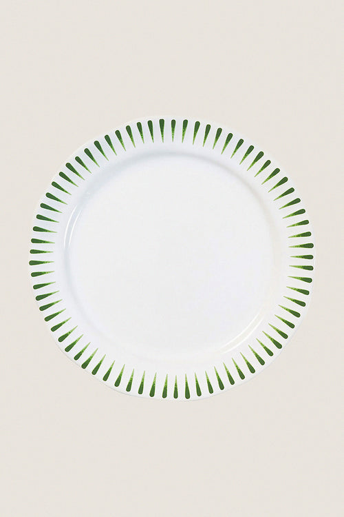 Basil Sitio Stripe Salad Plate