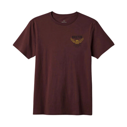 Brixton Mens Waller Vintage Graphic Short Sleeve T-Shirt