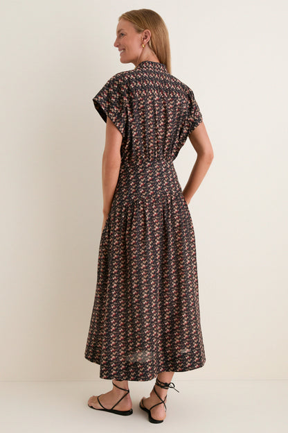Abstract Alps Como Dress