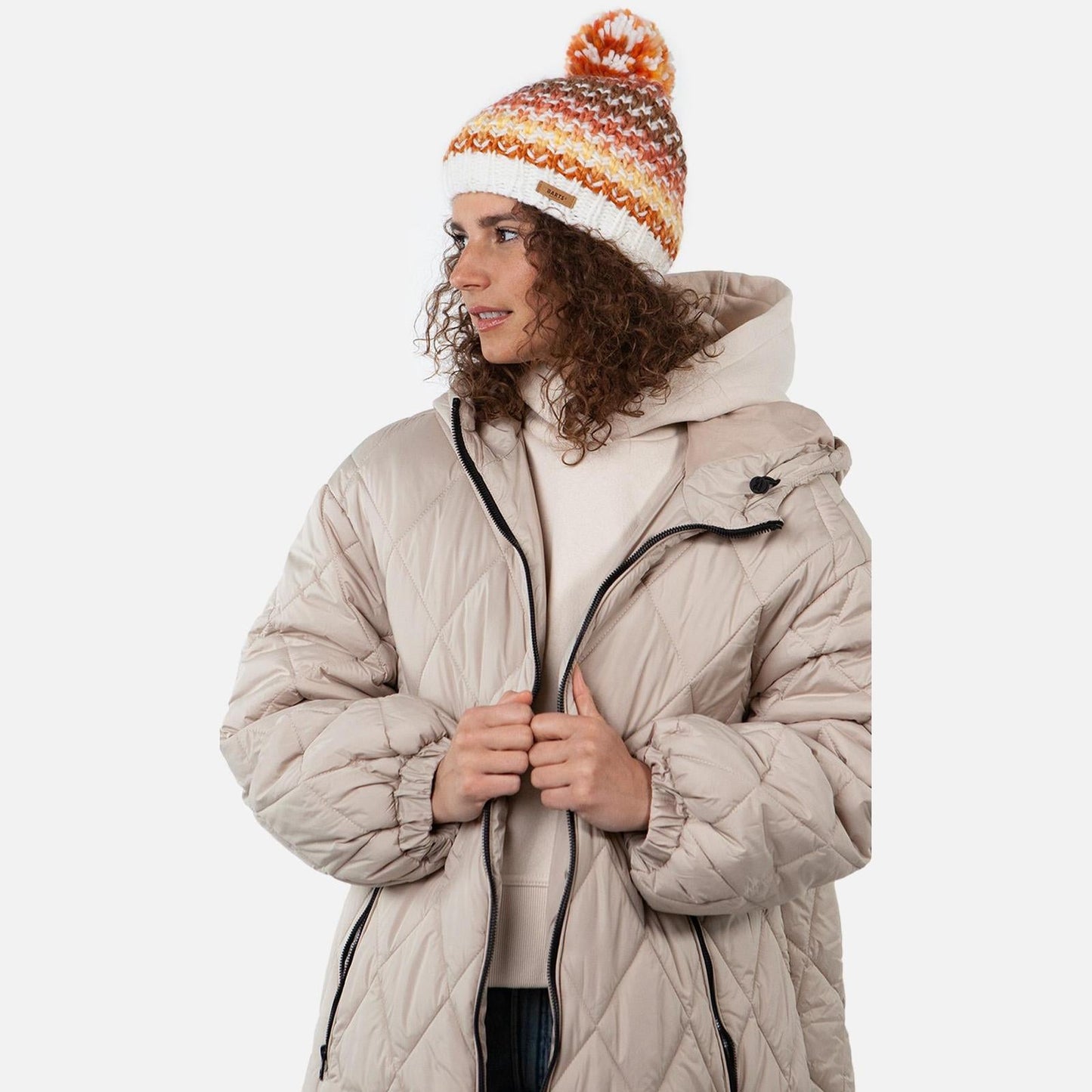 Barts Womens Nicole Knitted Lined Warm Winter Beanie Bobble Hat