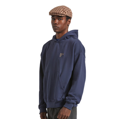 Brixton Mens Embroidered Heavyweight Oversized Hoodie