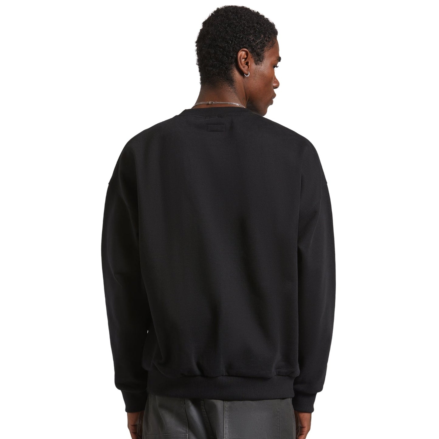 Brixton Mens Embroidered Heavyweight Oversized Crew Sweatshirt