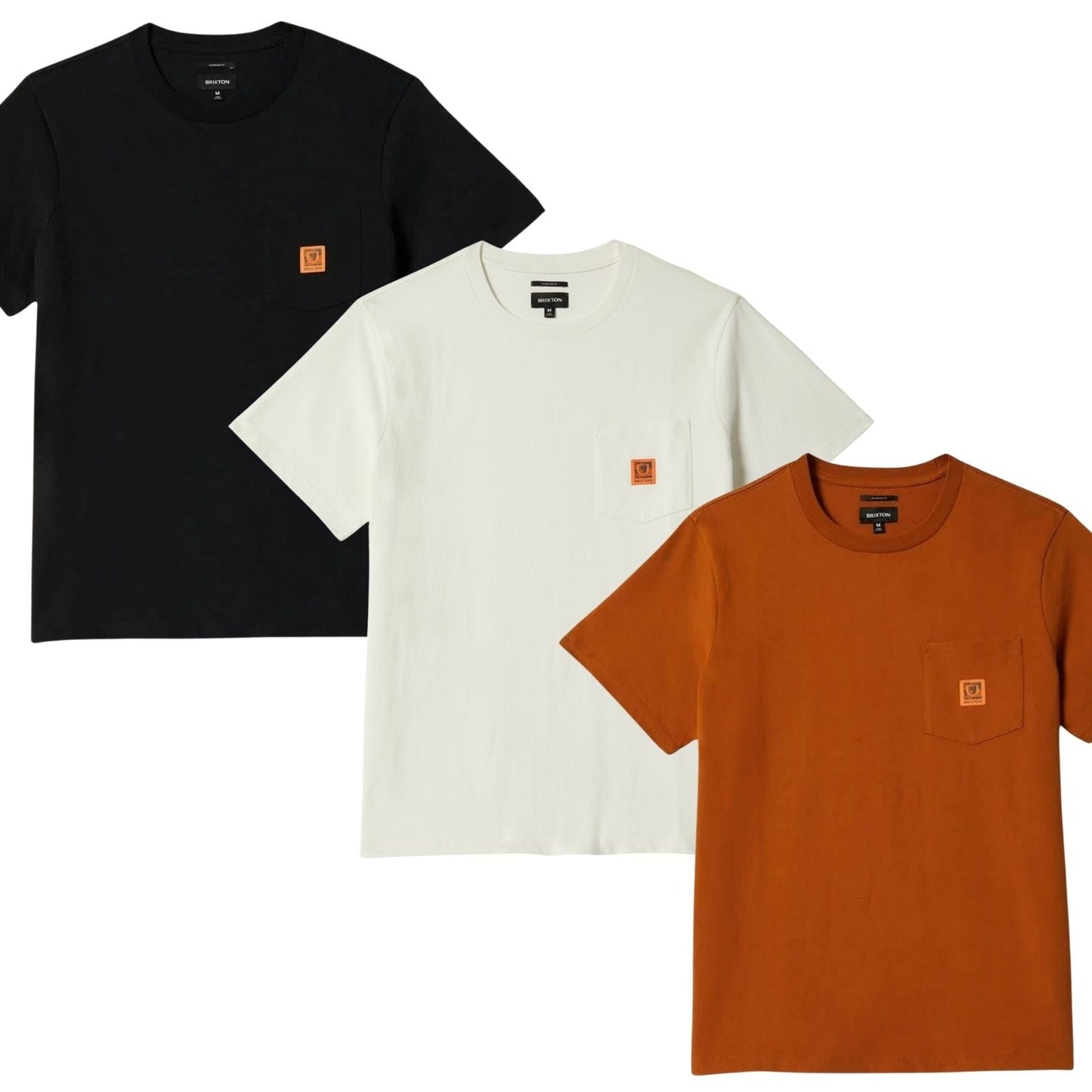 Brixton Mens Union Heavy Weight Boxy Short Sleeve T-Shirt