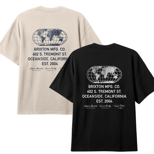 Brixton Mens Union Heavy Weight Short Sleeve T-Shirt