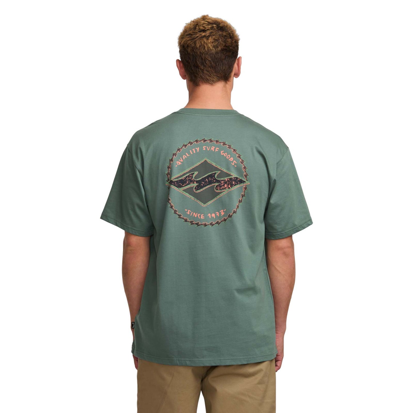 Billabong Mens Rotor Diamond R Short Sleeve T-Shirt