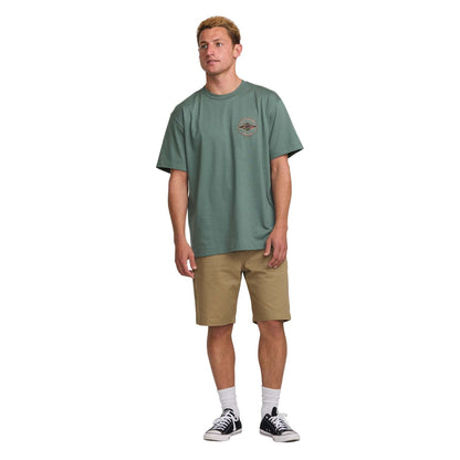 Billabong Mens Rotor Diamond R Short Sleeve T-Shirt