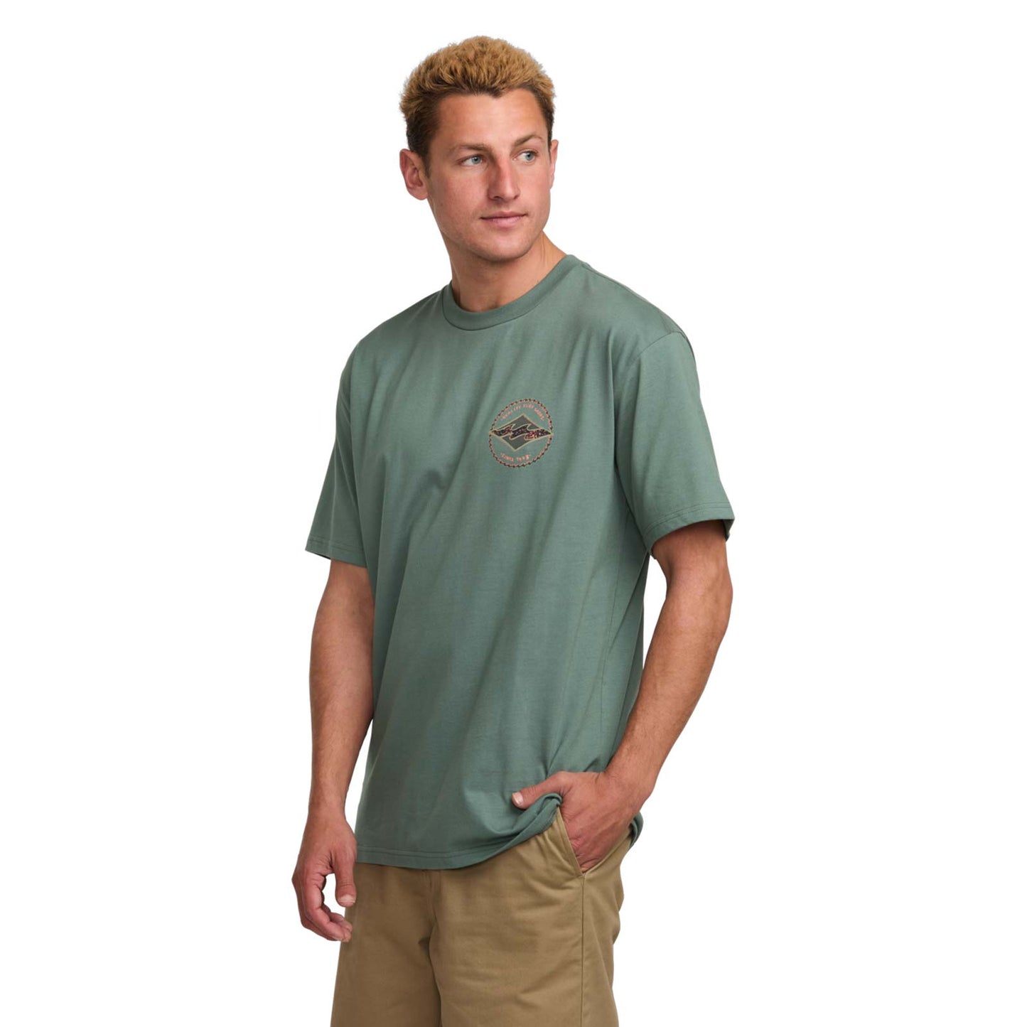Billabong Mens Rotor Diamond R Short Sleeve T-Shirt