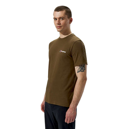 Berghaus Mens Organic Front & Back Logo Cotton T-Shirt