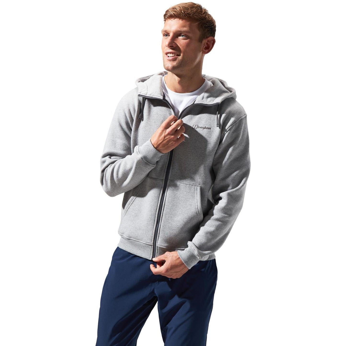 Berghaus Mens Logo Full Zip Hoodie