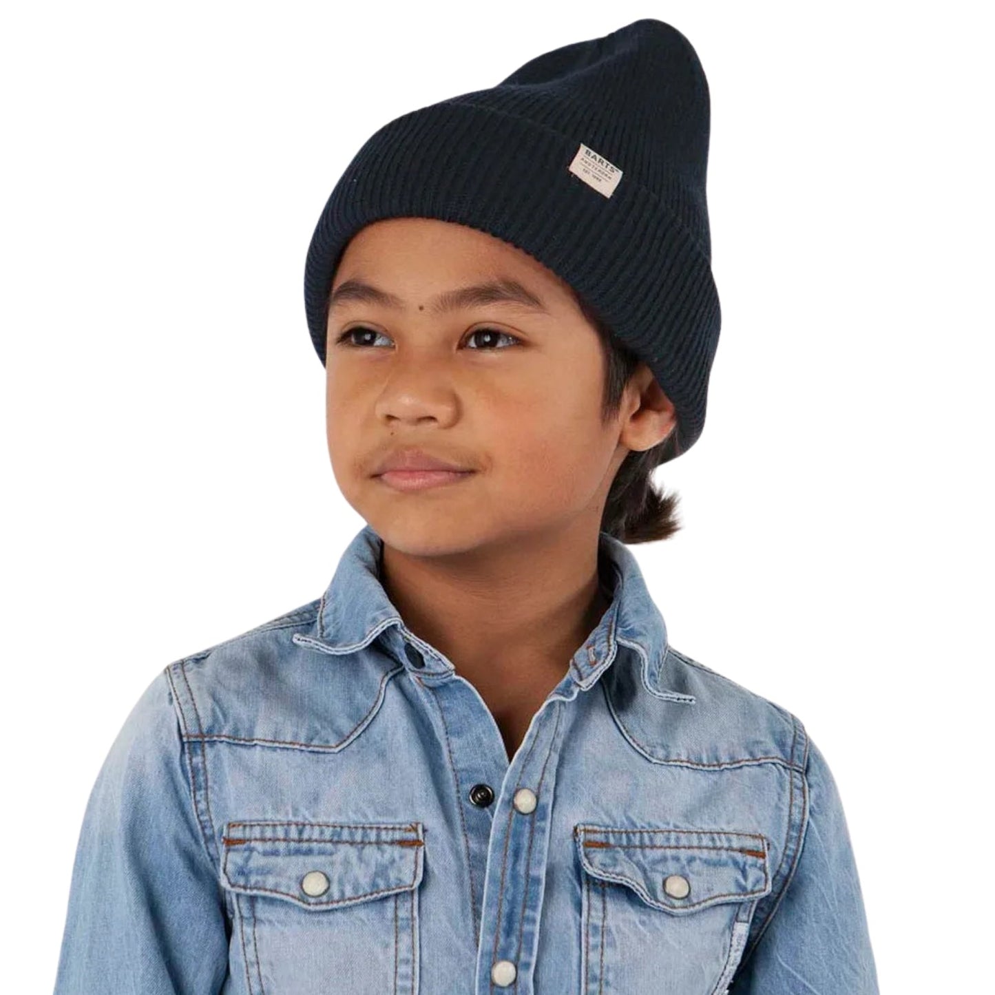 Barts Kids Kinabalu Fine Knit Cuffed Beanie Hat