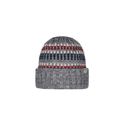 Barts Mens Travvis Jaquard Knitted Cuffed Beanie