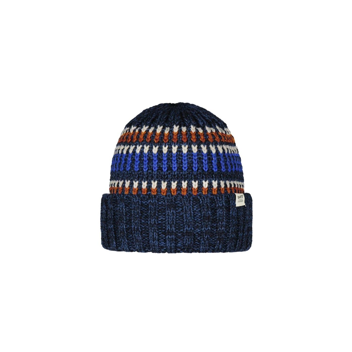 Barts Mens Travvis Jaquard Knitted Cuffed Beanie