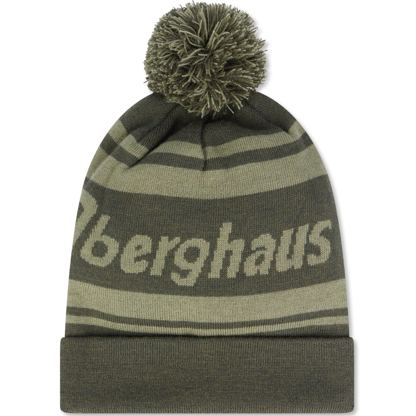 Berghaus Mens Large Logo Rolled Cuff Bobble Hat