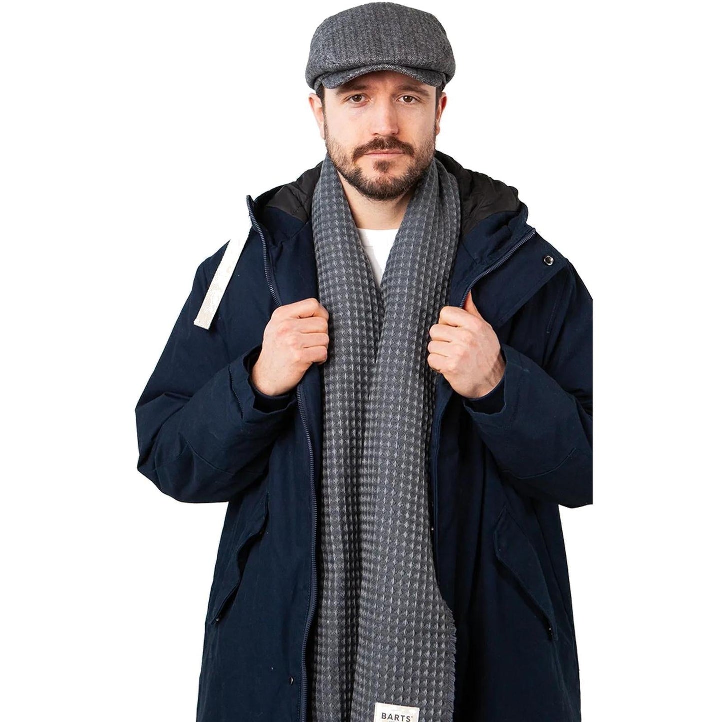 Barts Mens Oslo Warm Wool Adjustable Flat Cap