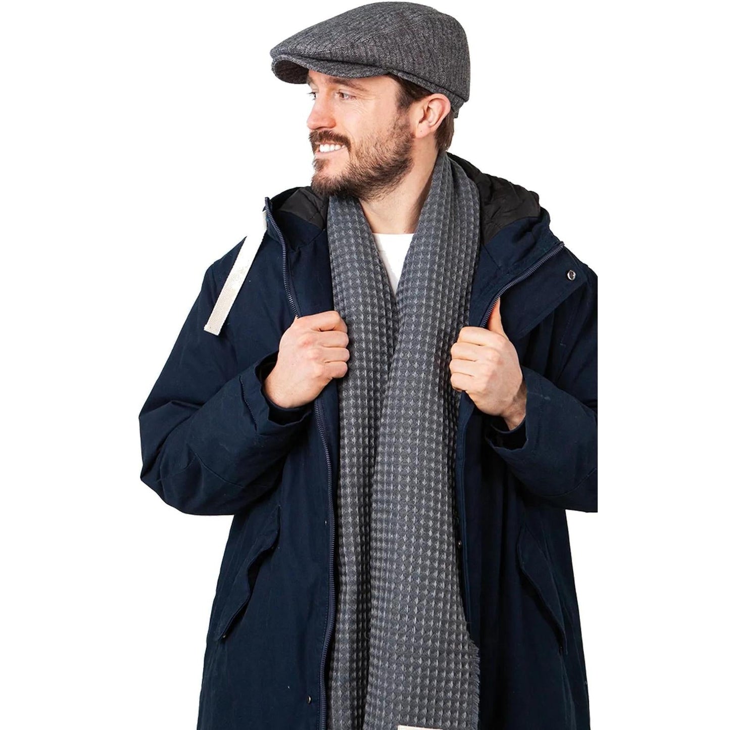 Barts Mens Oslo Warm Wool Adjustable Flat Cap
