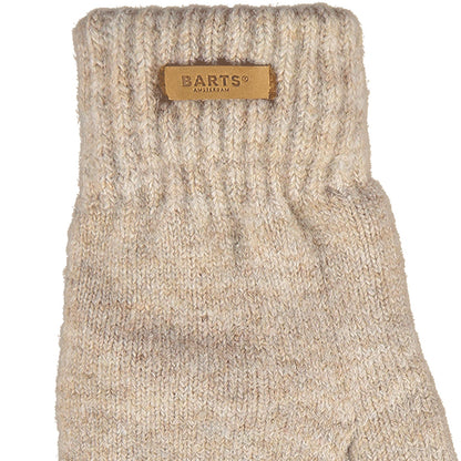 Barts Womens Witzia Comfy Knitted Fleece Lines Mittens