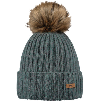 Barts Womens Augusti Faux Fur Pom Pom Bobble Hat