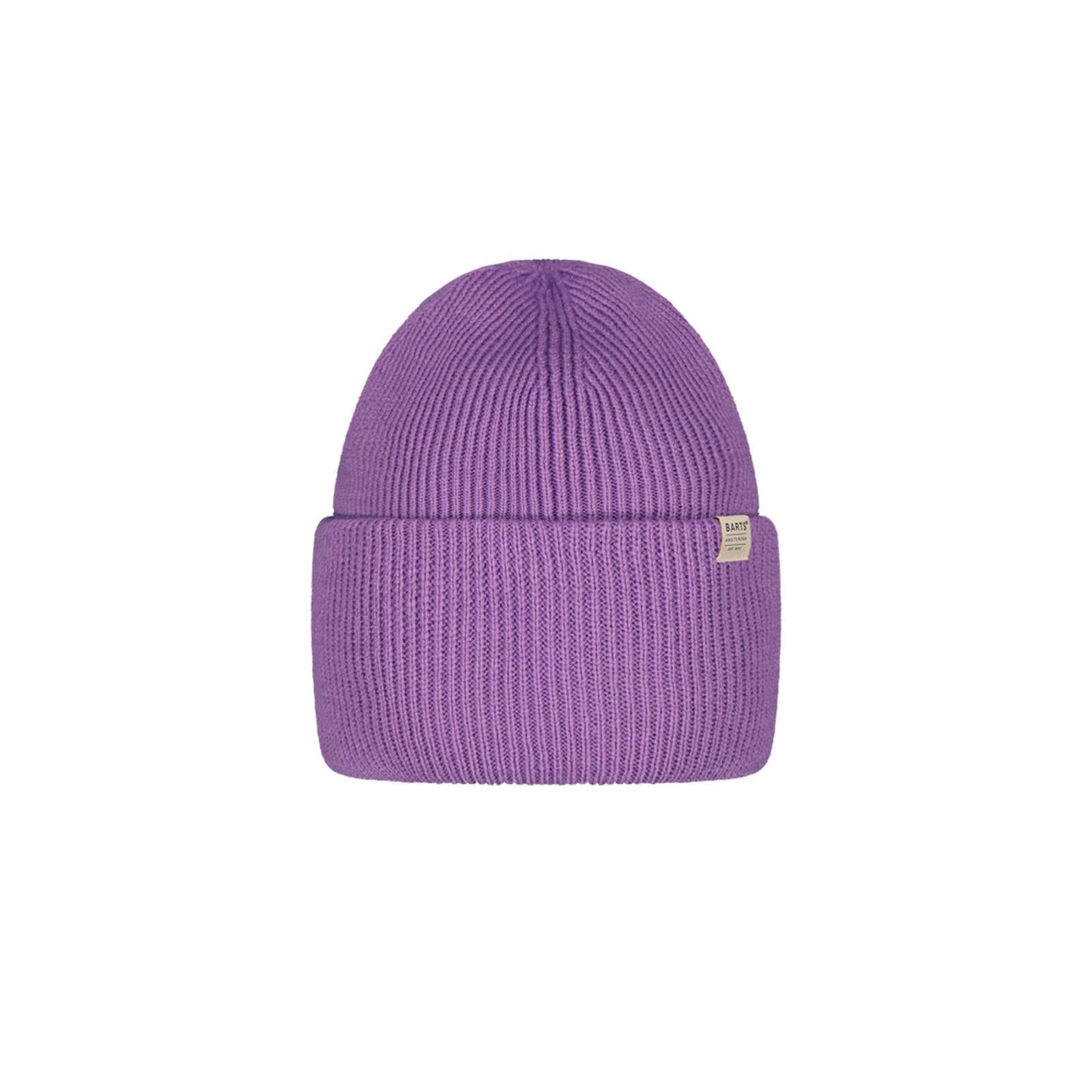 Barts Haveno High Cuffed Ribbed Knit Stretchy Beanie Hat