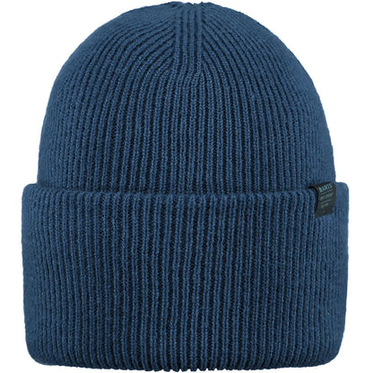 Barts Haveno High Cuffed Ribbed Knit Stretchy Beanie Hat