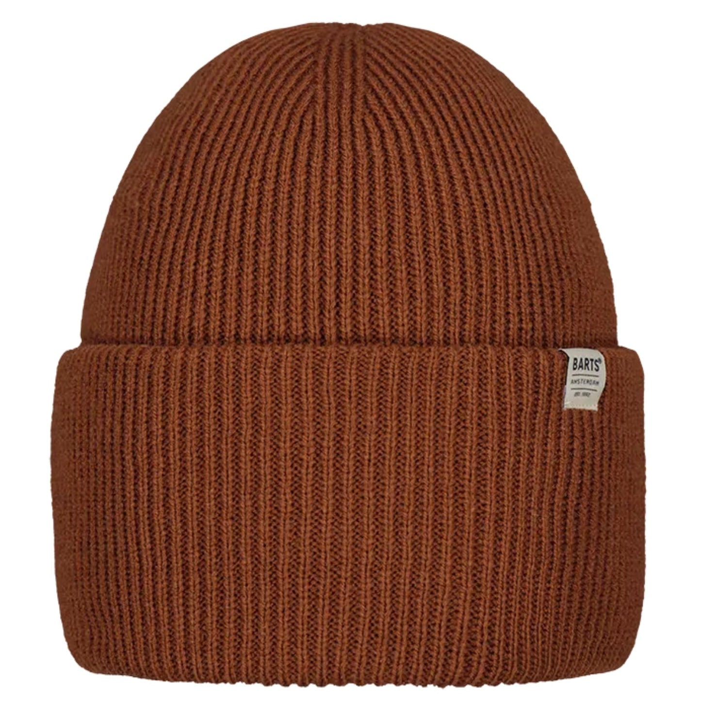 Barts Haveno High Cuffed Ribbed Knit Stretchy Beanie Hat
