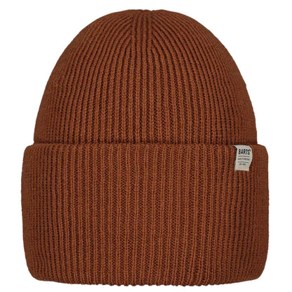 Barts Haveno High Cuffed Ribbed Knit Stretchy Beanie Hat