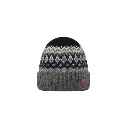 Barts Mens Gregoris Cuffed Knitted Fleeceband Beanie