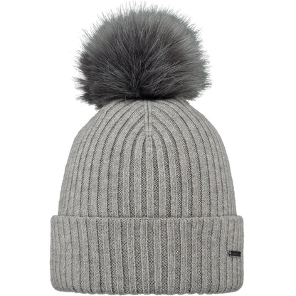 Barts Womens Kenzie Big Stretchy Faux Fur Pom Bobble Hat