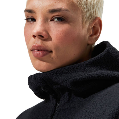 Berghaus Womens Anagram Full Zip Hooded Fleece Jacket - Black