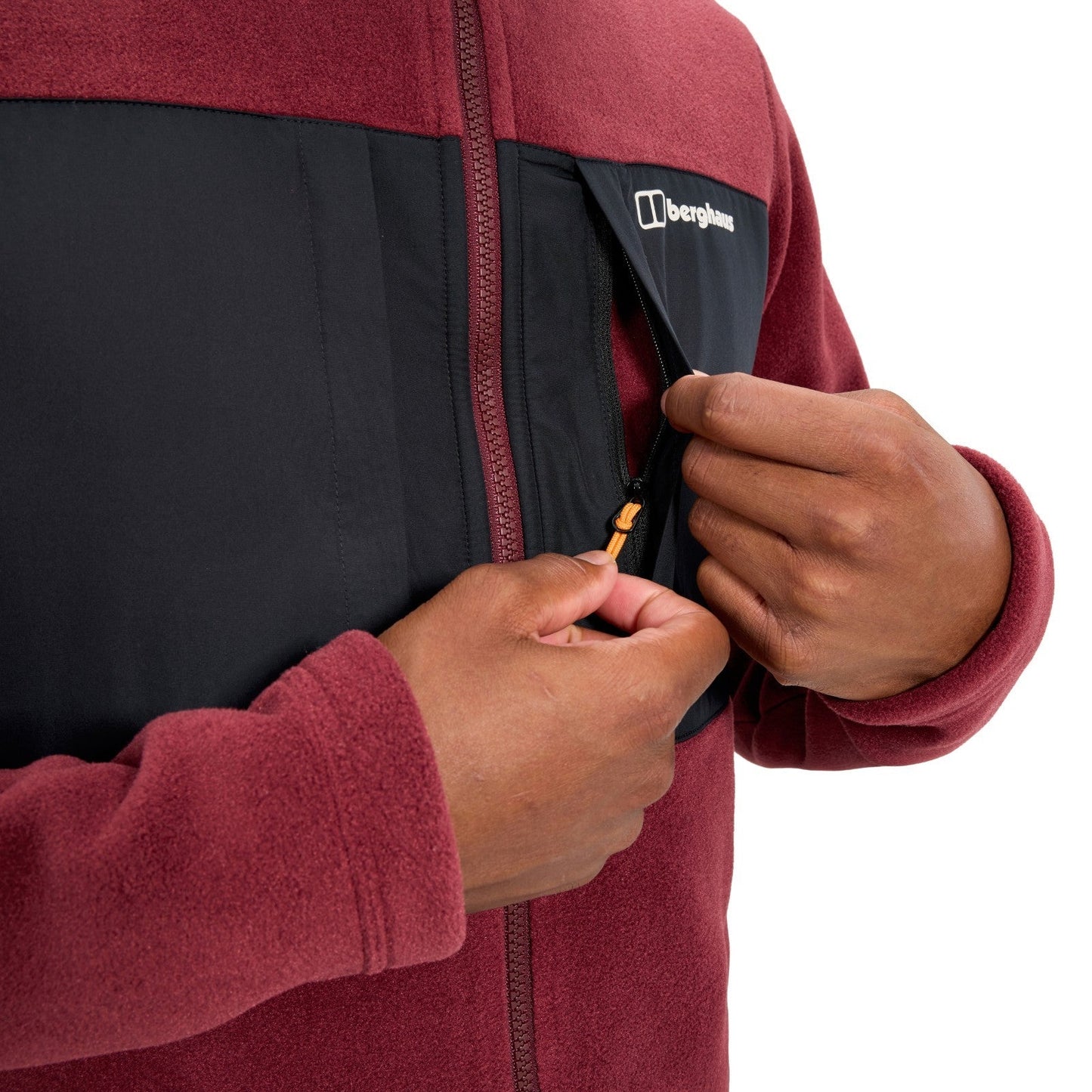 Berghaus Mens Prism Guide Interactive Polartech Full Zip Fleece