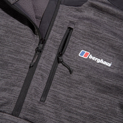 Berghaus Mens Thraskii Half Zip Moisture Wicking Fleece