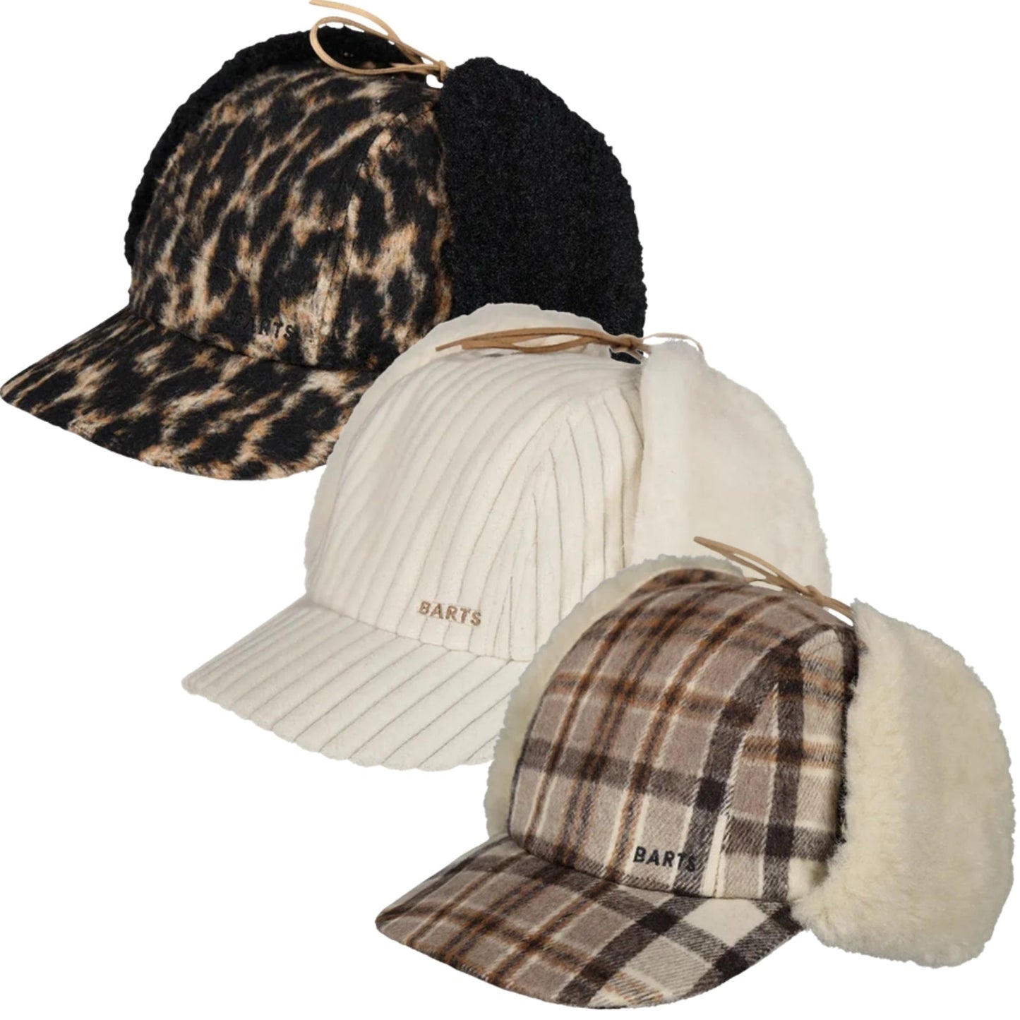 Barts Womens Sunnaha Faux Fur Ear Flaps Baseball Cap