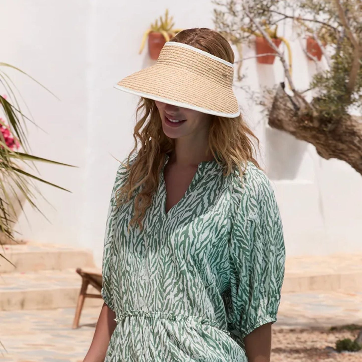 Barts Womens Tambinou Raffia Sun Visor