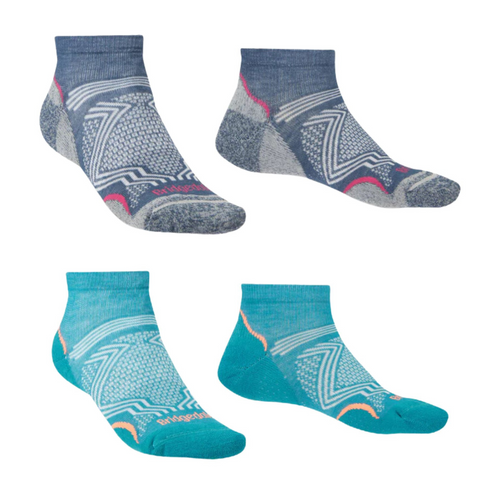 Bridgedale Womens Hike Ultralight T2 Coolmax Performance Low Socks
