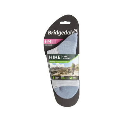 Bridgedale Womens Hike Lightweight Merino Performance 3/4 Crew Original Socks