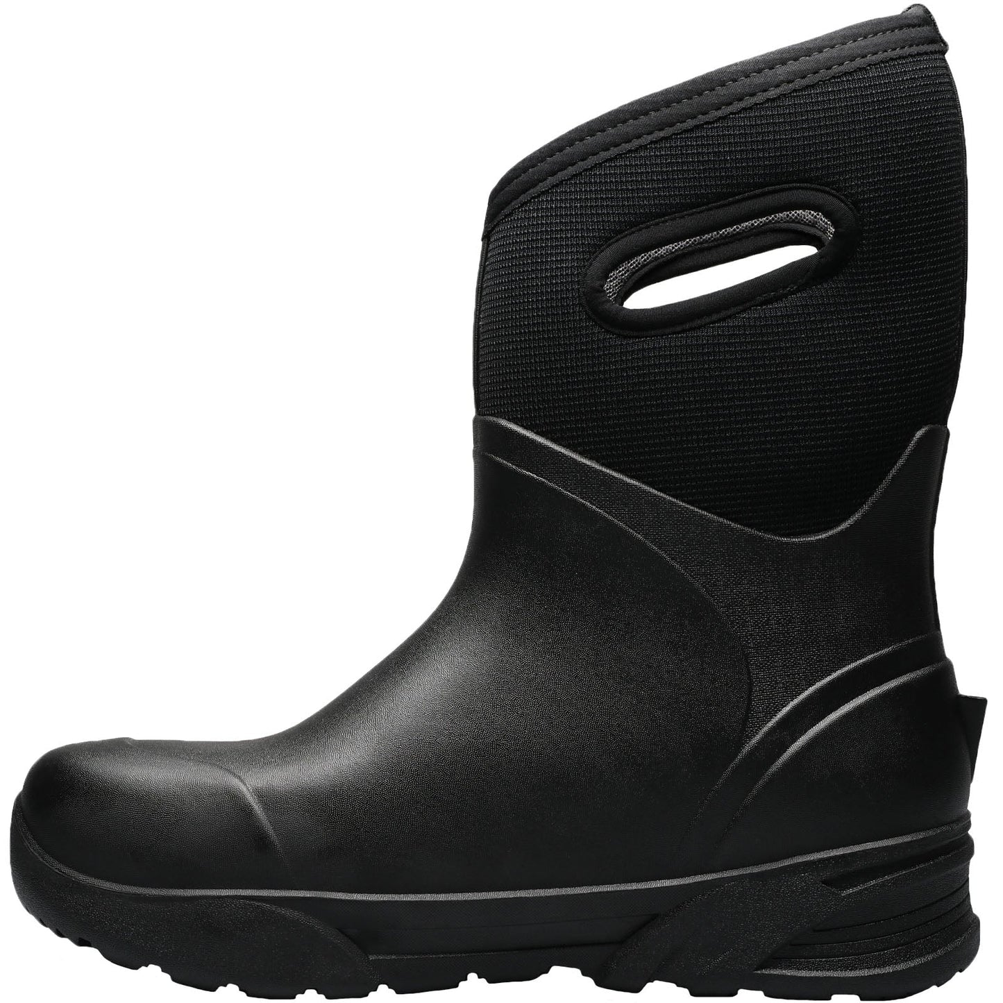 BOGS Mens Bozeman Mid Rise Wellington Boots Wellies - Black