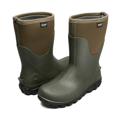 BOGS Mens Classic Seamless Mid Waterproof Wellies