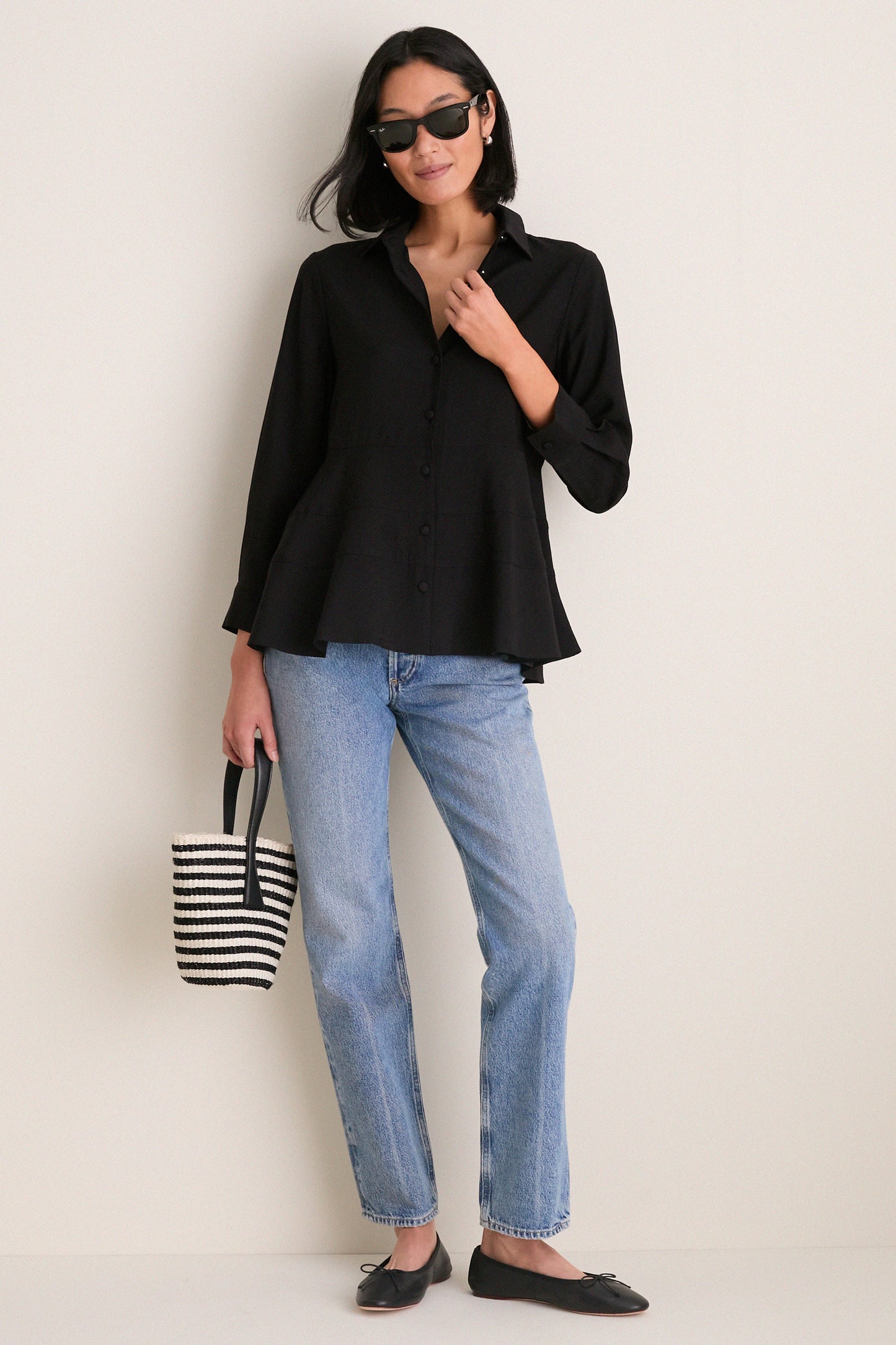 Black Ashlen Blouse